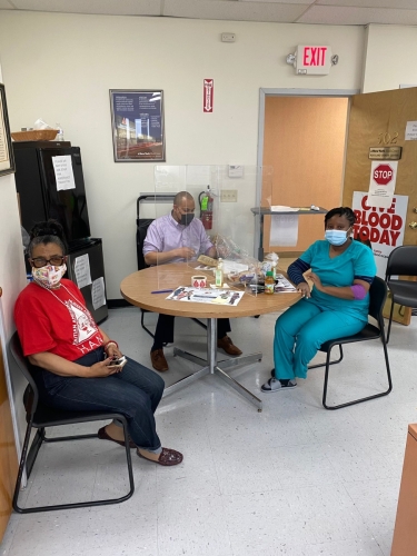 Blood Drive with Xi Lambda Lambda Chapter of Omega Psi Psi - May 2021(4)