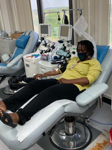 Blood Drive with Xi Lambda Lambda Chapter of Omega Psi Psi - May 2021(5)