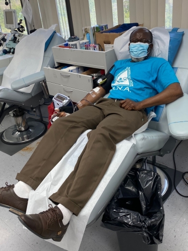 Blood Drive with Xi Lambda Lambda Chapter of Omega Psi Psi - May 2021(6)