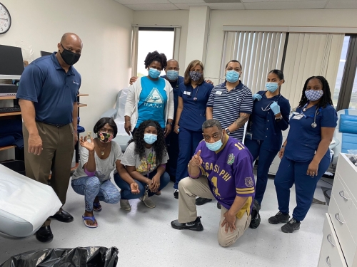 Blood Drive with Xi Lambda Lambda Chapter of Omega Psi Psi - May 2021(8)