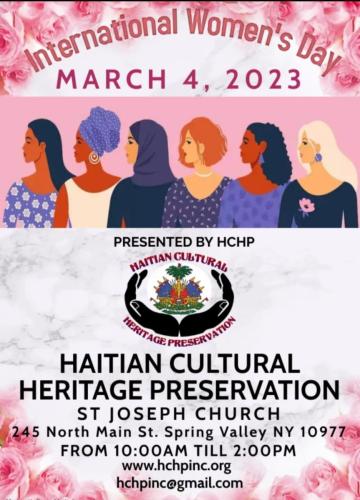 International Women's Day with Haitian Cultural Heritage Preservation - Mach 2023 (2)
